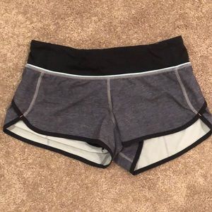 Lululemon Grey Speed Shorts